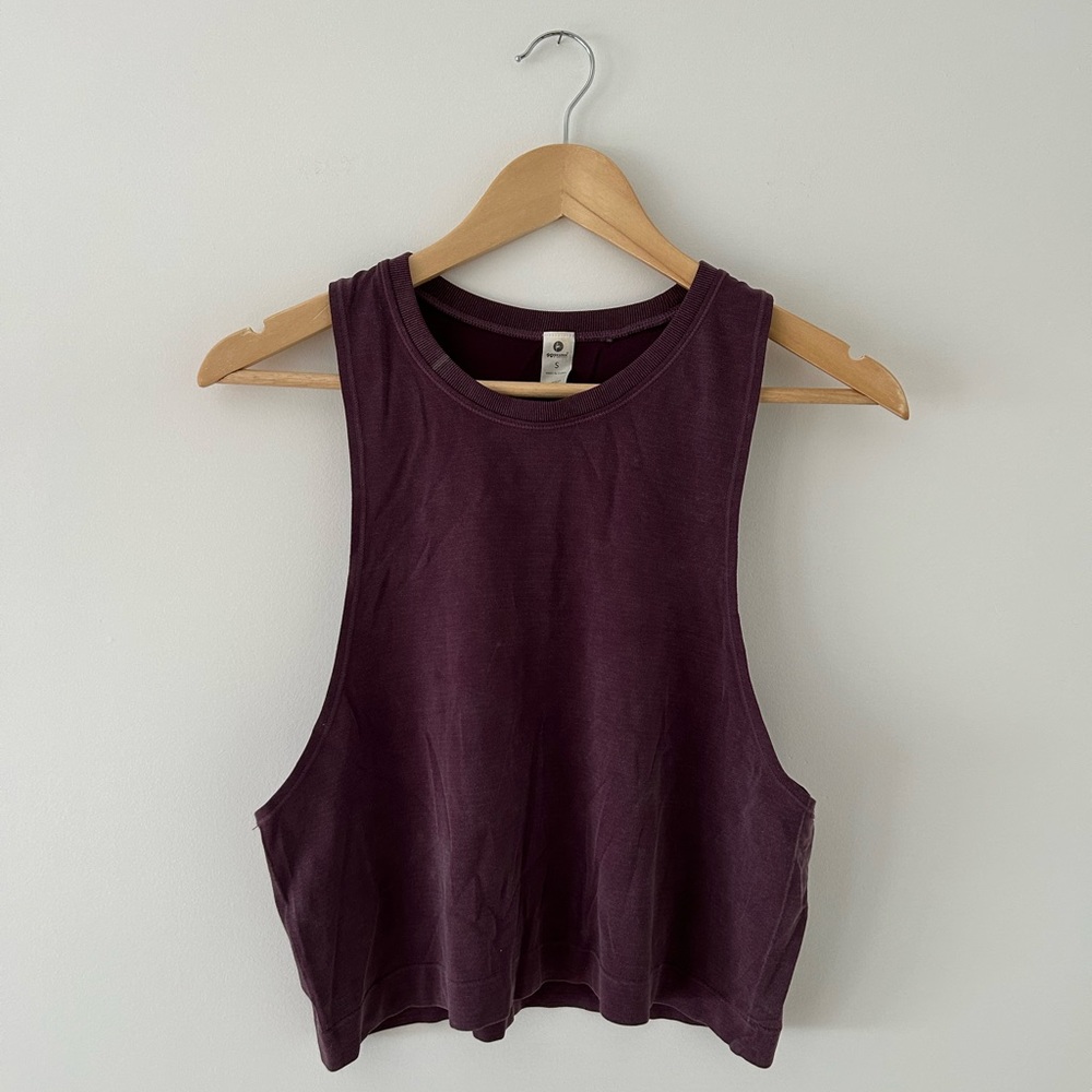 90 Degree Tank Top EUC Purple/Wine Size S